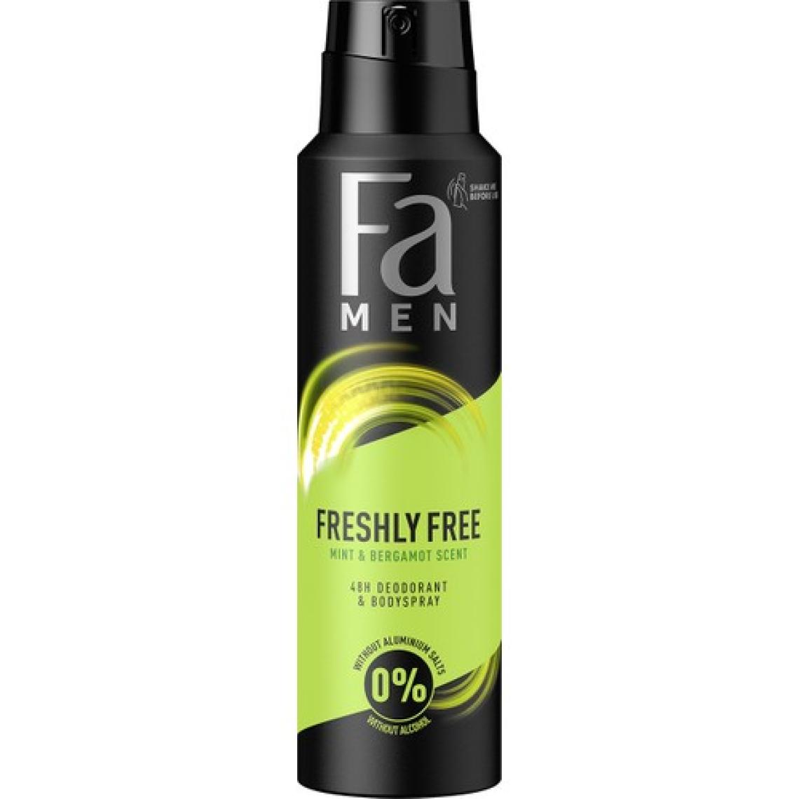 Fa Men Freshly Free Mint & Bergamot Deo Sprey 150 ml