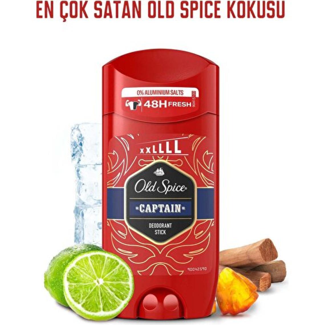Old Spice Captain Erkekler için Deodorant Stick 85 ml XL Büyük Boy