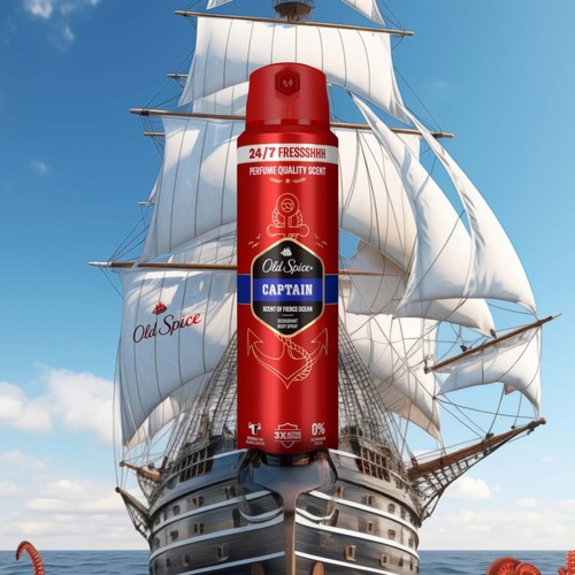 Old Spice Captain Erkek Sprey Vücut Deodorantı 150 ml