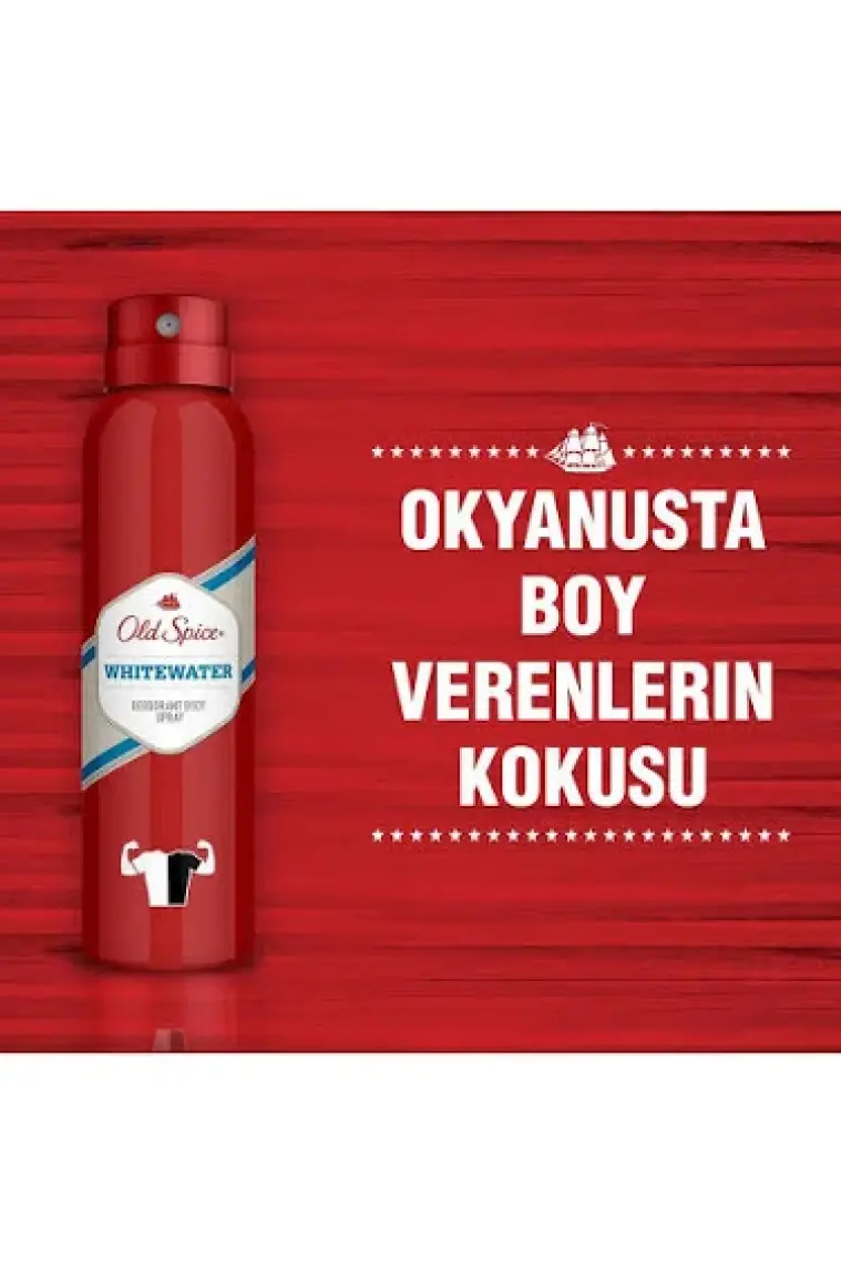 Old Spice Sprey Deodorant 150 ml Whitewaterx2