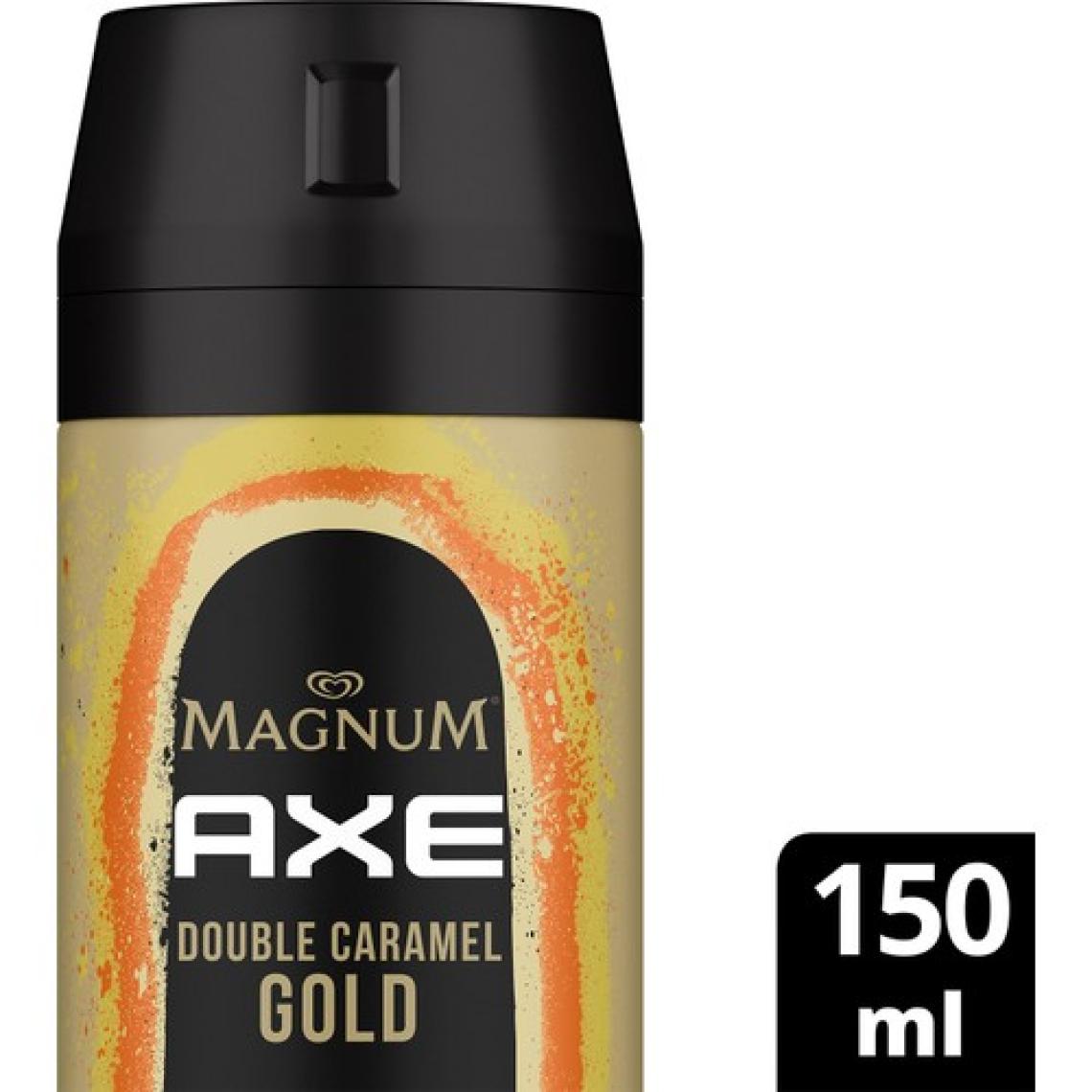 Axe Magnum Erkek Deodorant & Bodyspray Double Caramel Gold Hazzın Kokusu 150 ml