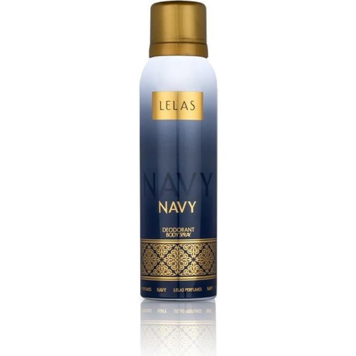 Lelas 1159 Navy 150 ML Unisex Deodorant-Odunsu Çiçeksi Amber