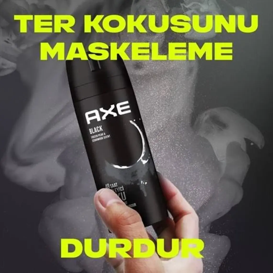 Axe Erkek Deodorant Sprey Black 150 ML + Clear Cool Sport Menthol Şampuan 180 ML