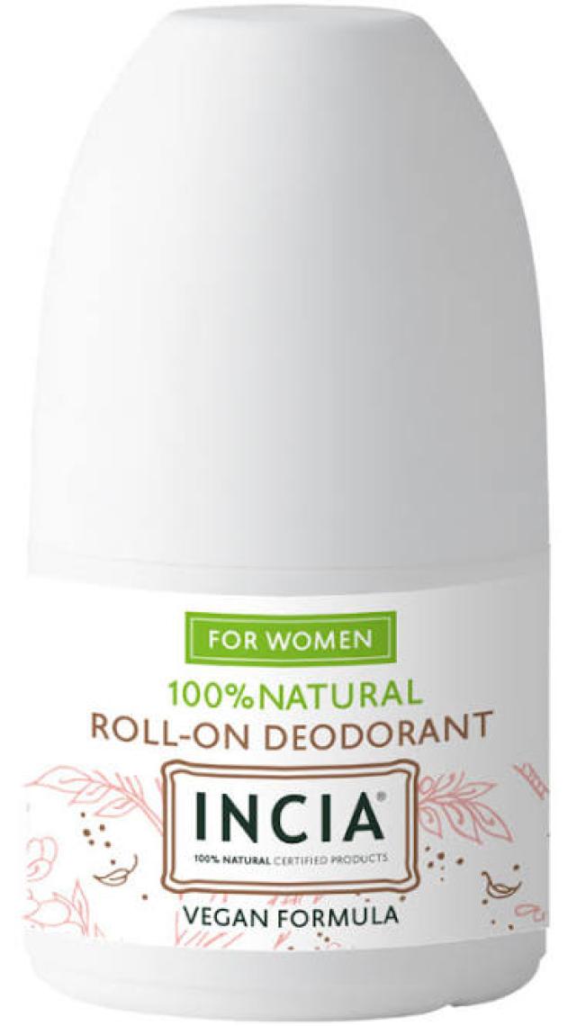 %100 Doğal Roll On Deodorant Kadınlar İçin Ter Kokusu Önleyen Leke Yapmayan 50 ml