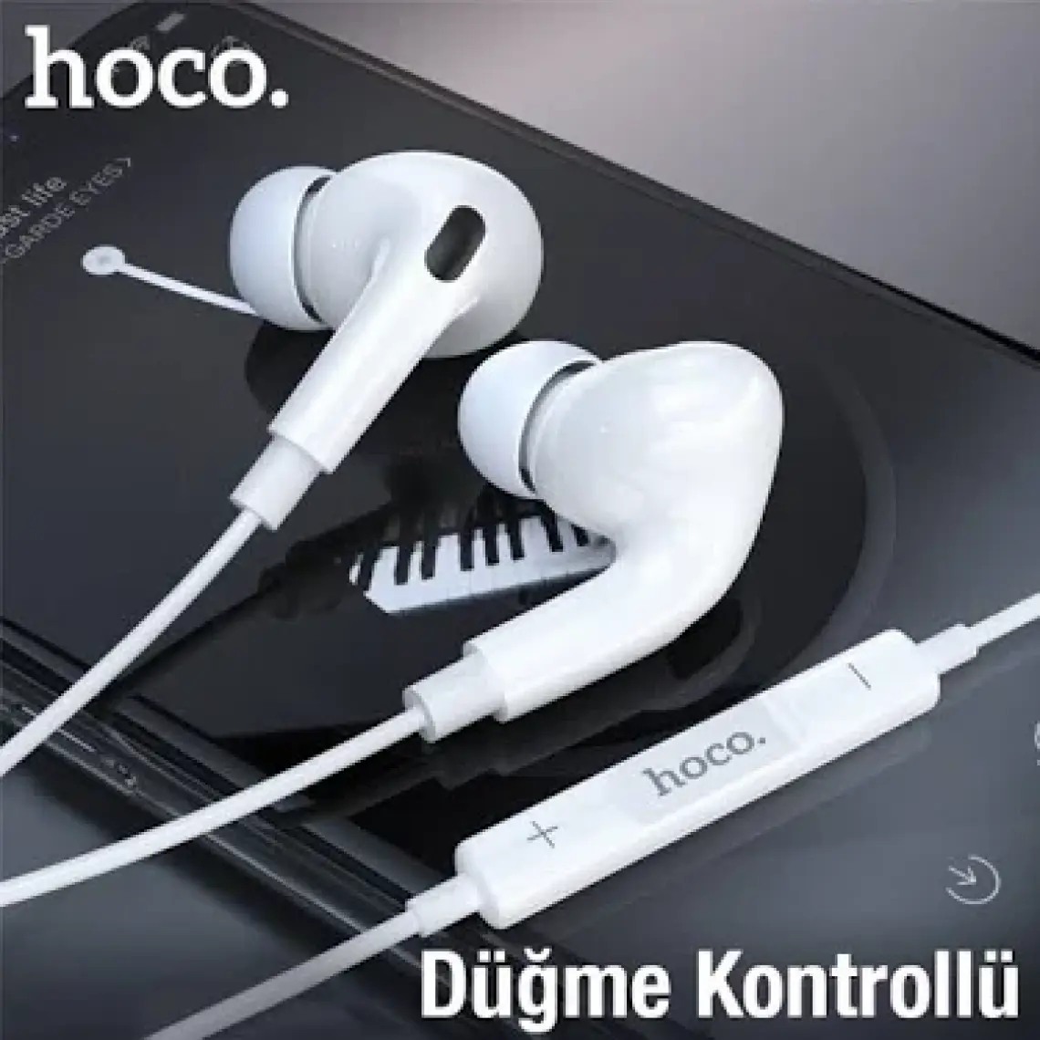 Hoco M101 Pro Crystal Type-C Kulakiçi Mikrofonlu Kablolu Kulaklık