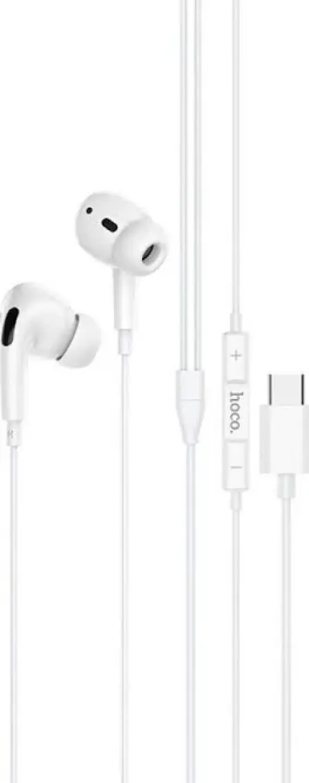 Hoco M101 Pro Crystal Type-C Kulakiçi Mikrofonlu Kablolu Kulaklık