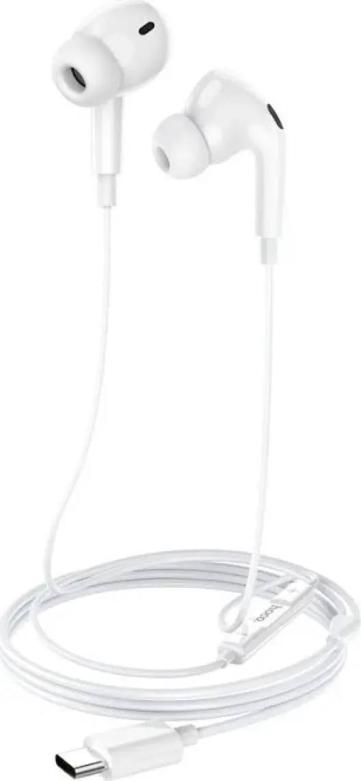 Hoco M101 Pro Crystal Type-C Kulakiçi Mikrofonlu Kablolu Kulaklık