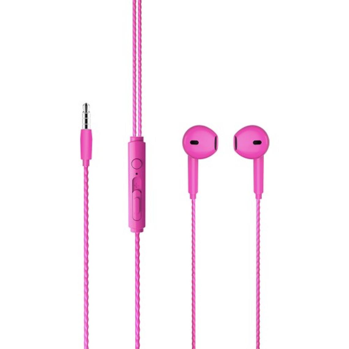 Lenovo Lecoo EH104 Pembe Mikrofonlu 3.5 mm Kulak İçi Kulaklık