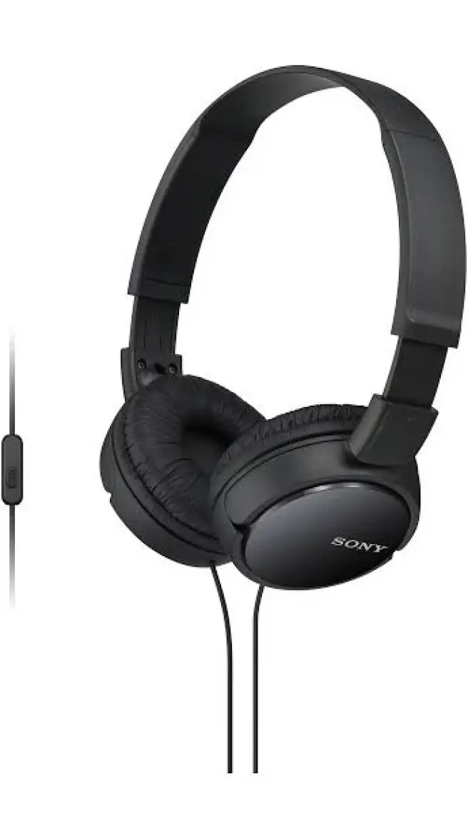 Sony MDR-ZX110APB Siyah Kulaküstü Mikrofonlu Kulaklık
