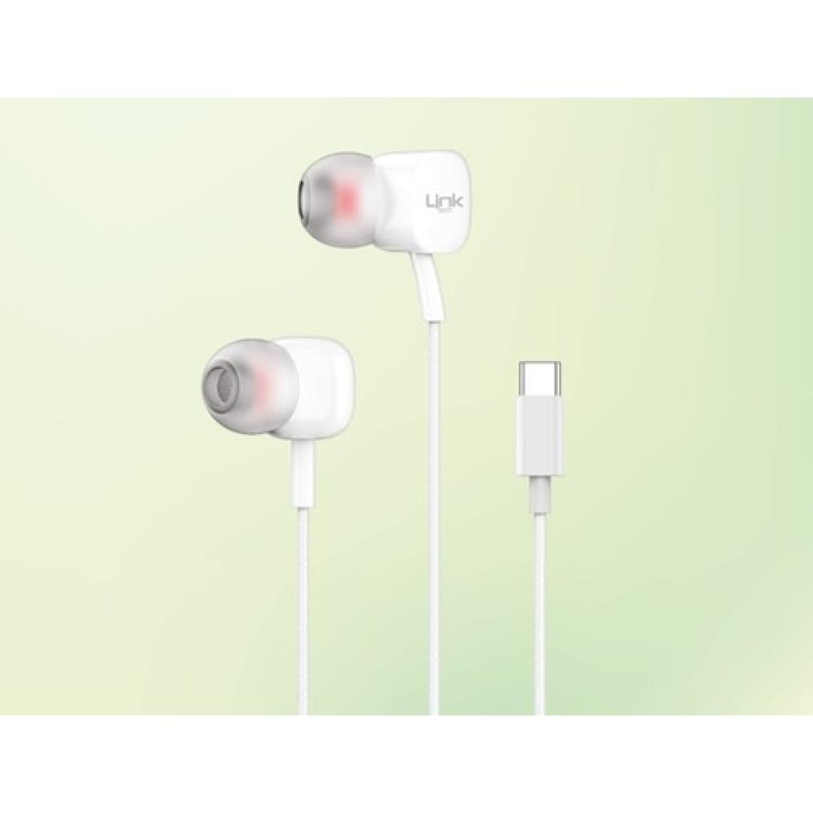 Linktech H16 Kulak Içi Usb-C Kablolu Mikrofonlu Kulaklık