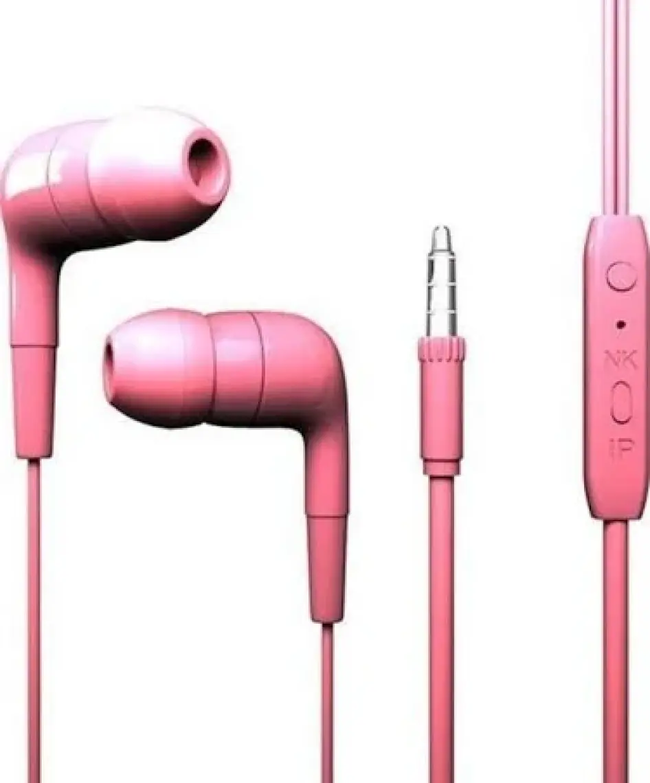 Dexim Mikrofonlu Kulakiçi Kulaklık Pembe