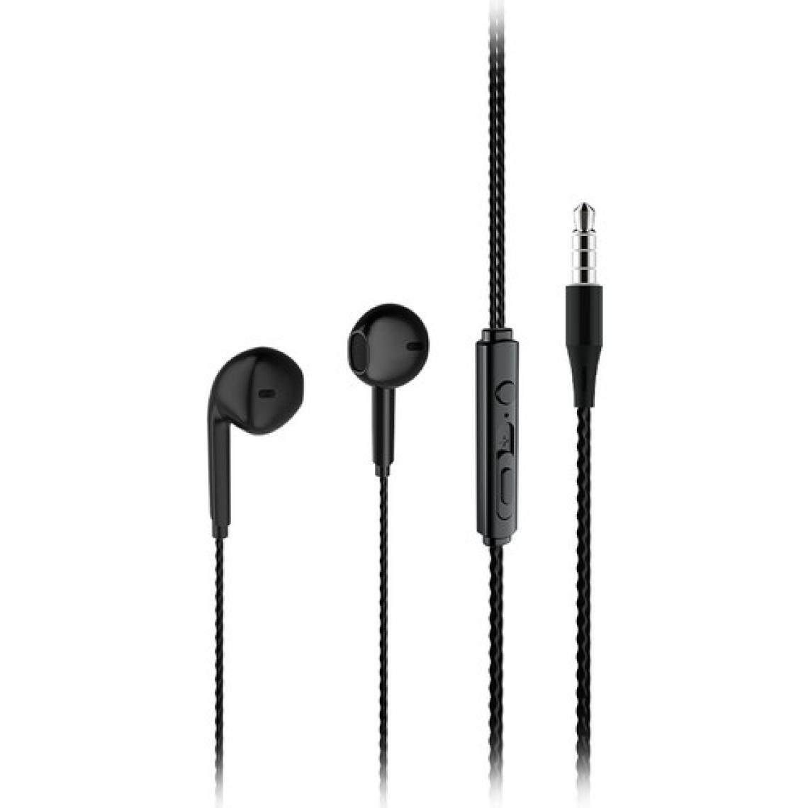 Lecoo EH104 Kablolu 3.5mm Jacklı Kulak İçi Mikrofonlu Kulaklık Siyah