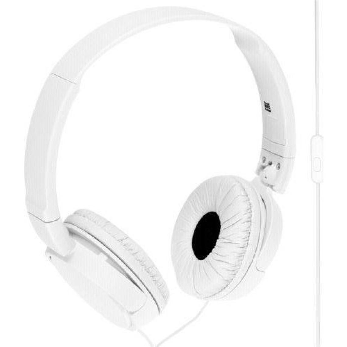 Sony MDR-ZX110APW Beyaz Mikrofonlu Kulak Üstü Kulaklık