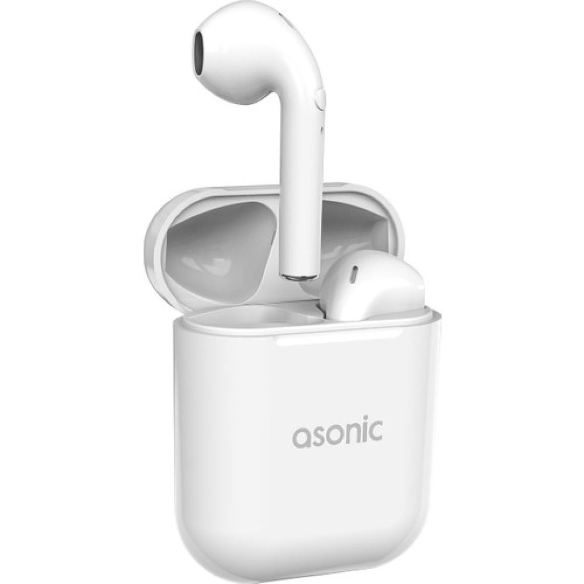 Asonic AS-TWS130 Prm Beyaz Mobil Telefon Uyumlu Bluetooth Tws Airpods Mikrofonlu Kulaklık