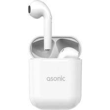 Asonic AS-TWS130 Prm Beyaz Mobil Telefon Uyumlu Bluetooth Tws Airpods Mikrofonlu Kulaklık