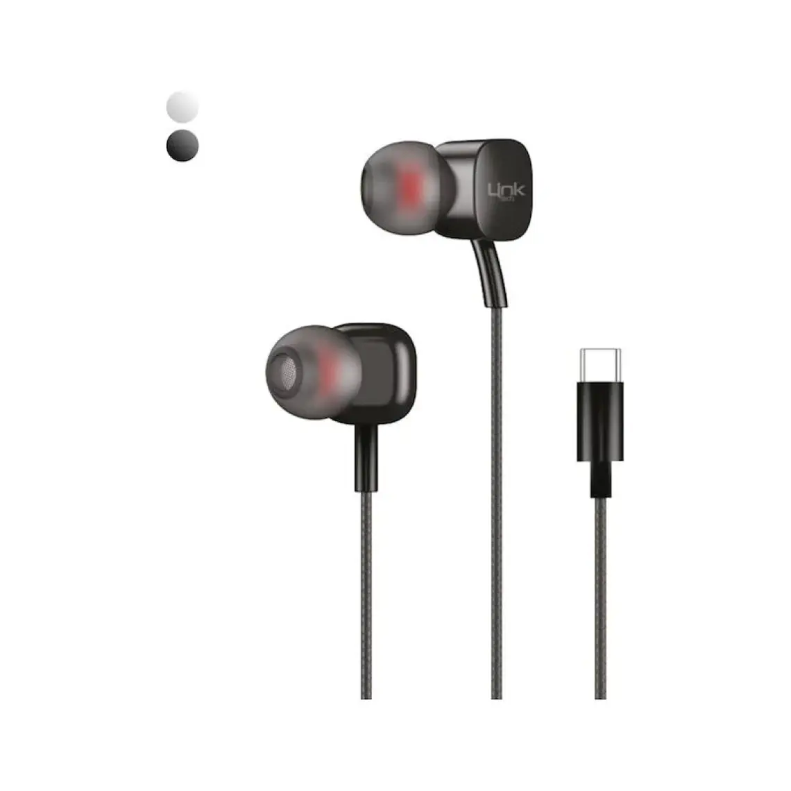 Linktech H16 Kulak Içi Usb-C Kablolu Mikrofonlu Kulaklık
