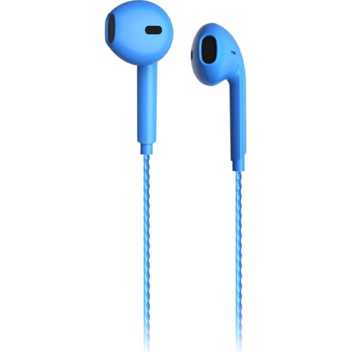 Lecoo EH104 Kablolu 3.5mm Jacklı Kulak İçi Mikrofonlu Kulaklık Mavi