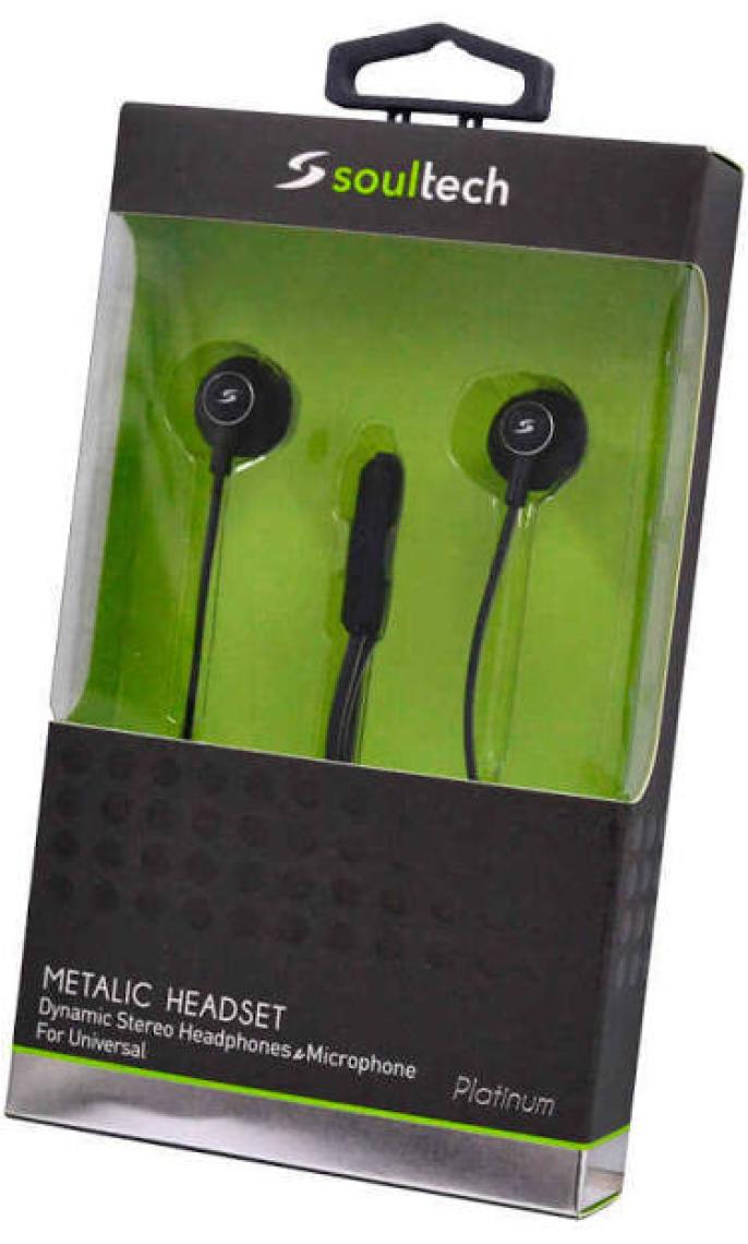Soultech KK011S Platinum Metallic Kulaklık Siyah