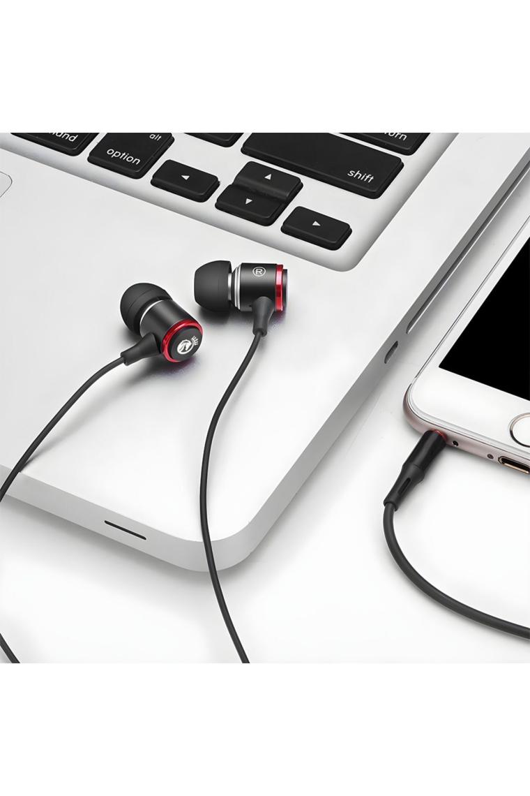 Rosstech Rs-50 Pro Mikrofonlu Kablolu Kulak İçi Kulaklık + Özel Taşıma Çantası