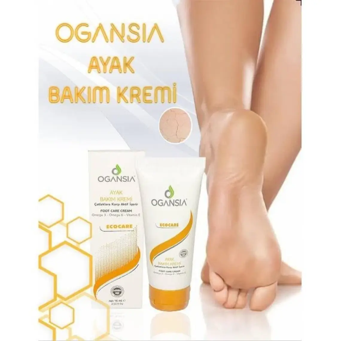 Ogansia Ayak Bakım Kremi 75 Ml