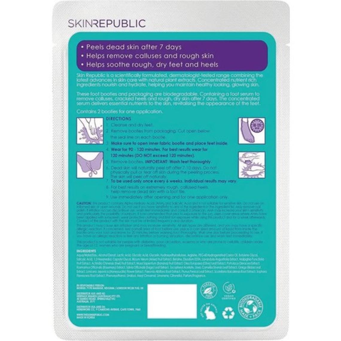 Skin Republic Foot Peeling Etkili Yenileyici Ayak Maskesi 40 ml