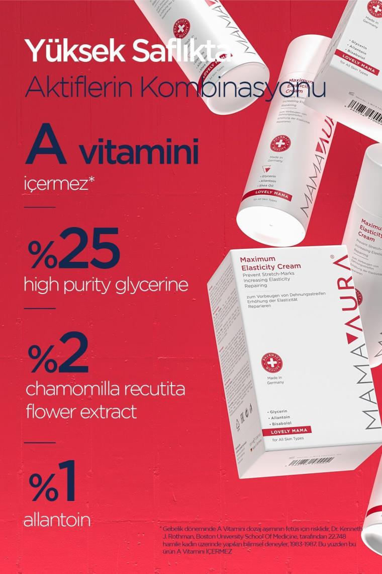 - Hamileler Için Çatlak Önleyici - Maximum Elasticity Cream 100 Ml
