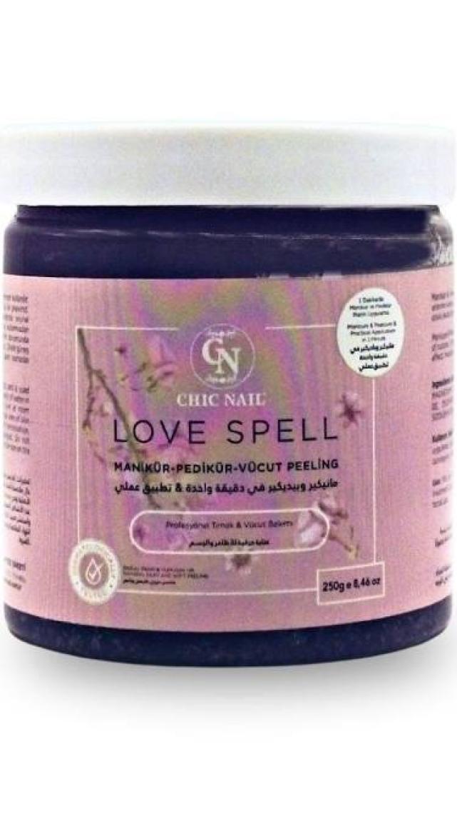 Chic Nail Manikür & Pedikür ve Vücut Peelingi Love Spell 250 Gram