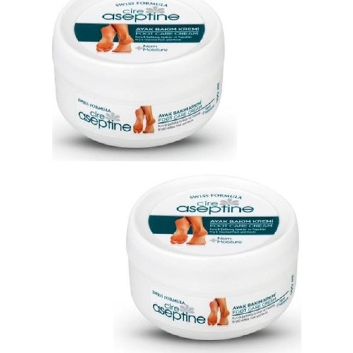 Cire Aseptine Ayak Bakım Kremi - Nemlendirici ve Onarıcı, 2 x 150 ml, Shea Yağı ve E Vitamini İçerir