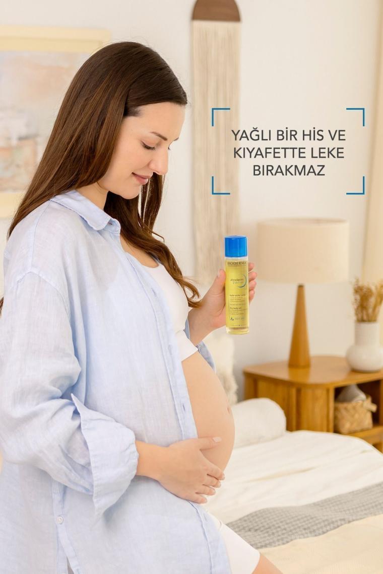 Atoderm 2-in-1 Body Oil Hamileler İçin Çatlak Önleyici Nemlendirici Besleyici Cilt Bakım Yağı 150 ml