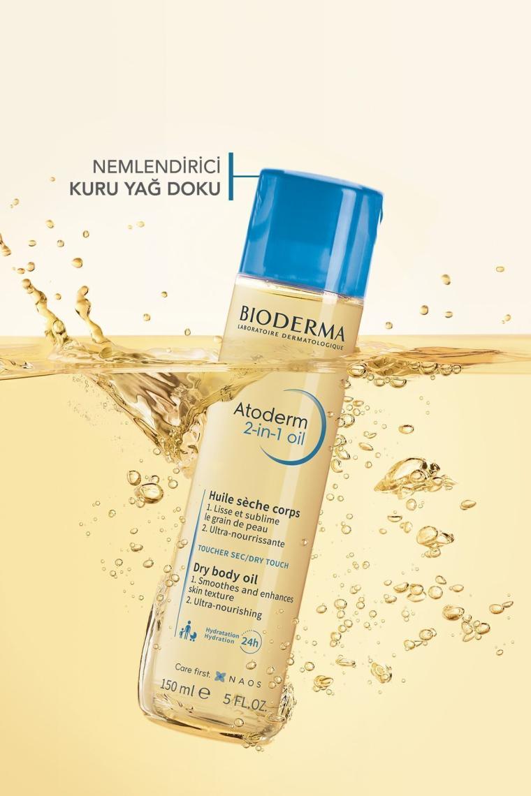 Atoderm 2-in-1 Body Oil Hamileler İçin Çatlak Önleyici Nemlendirici Besleyici Cilt Bakım Yağı 150 ml