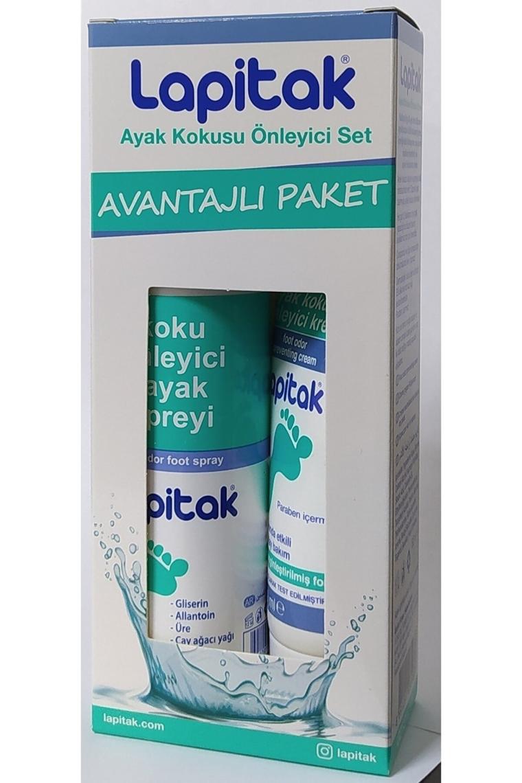 Ayak Kokusu Önleyici Krem 60 Ml Ayak Spreyi 125 Ml Set 8691091035181