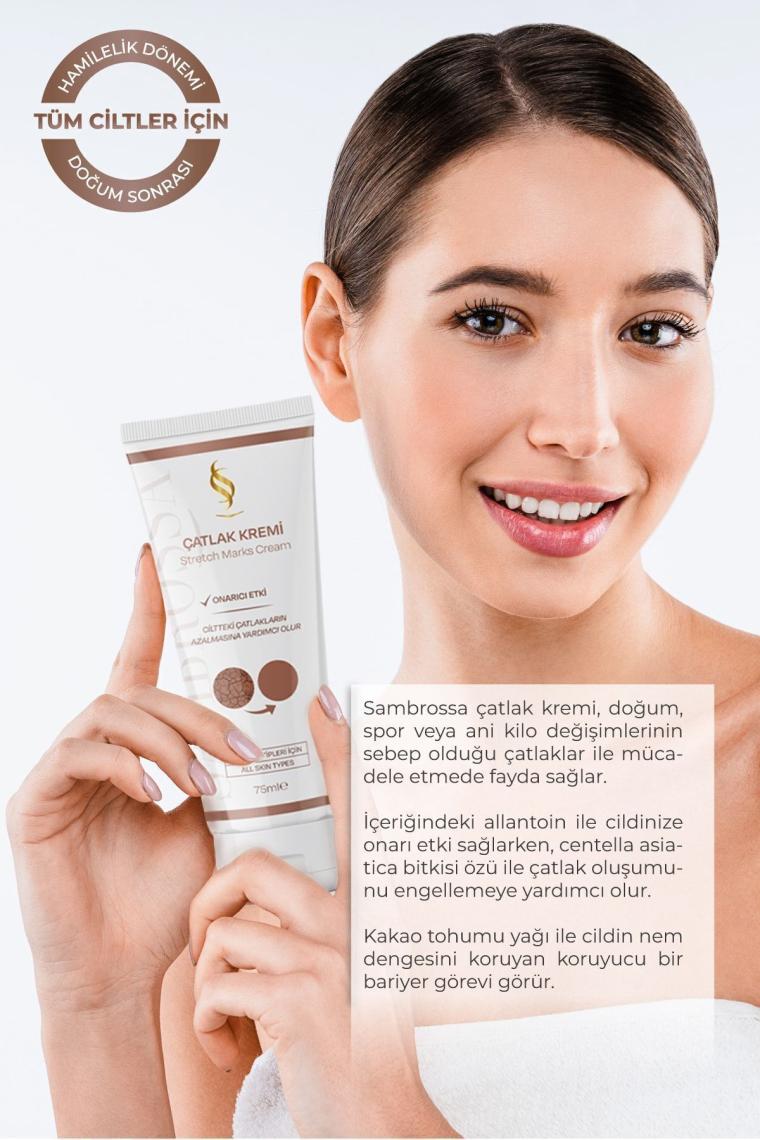 Çatlak Onarıcı & Çatlak Oluşumu Önleyici Krem 75ml Hamilelik & Doğum Sonrası