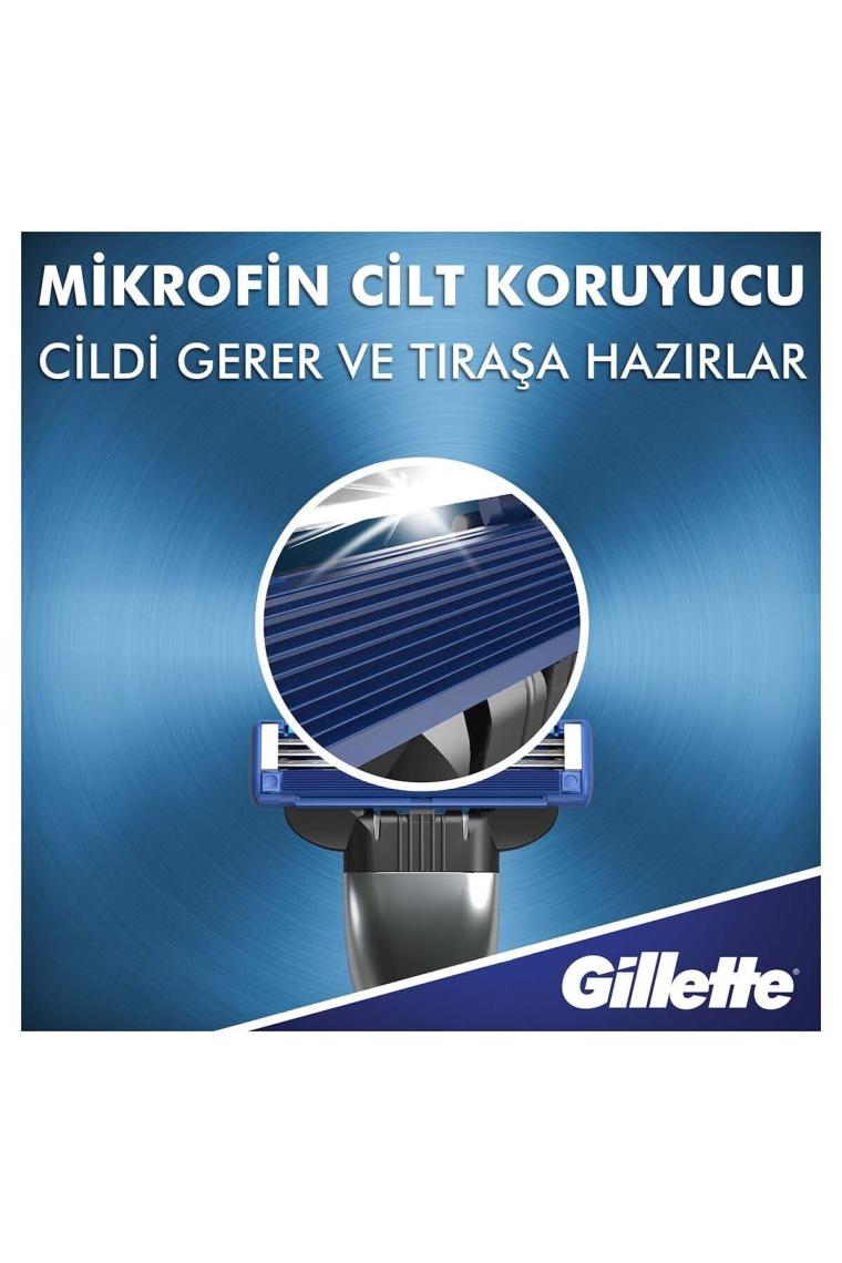Gillette Mach3 Turbo Milli Takım Özel Paketi 4 Yedekli Tıraş Makinesi