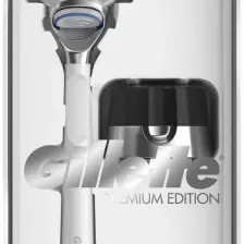 Gillette Skinguard Makine + Manyetik Stand White Edition