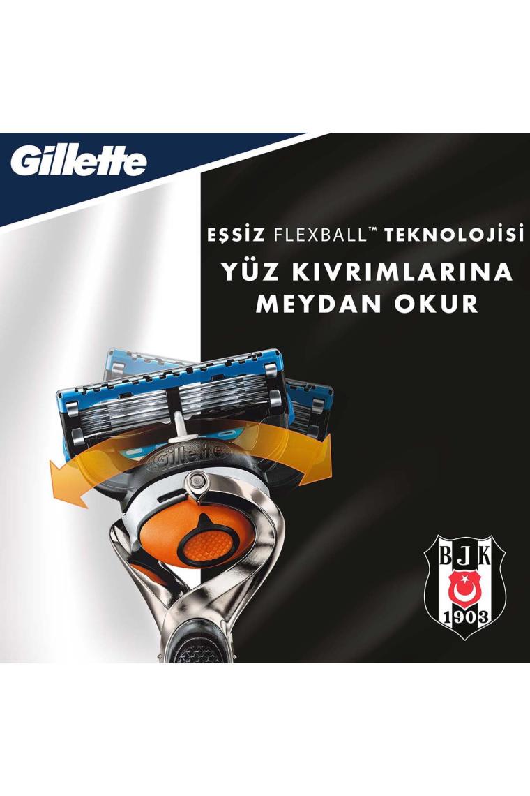 Fusion Proglide Makine + 4'lü Yedek Bıçak Beşiktaş Özel Seri
