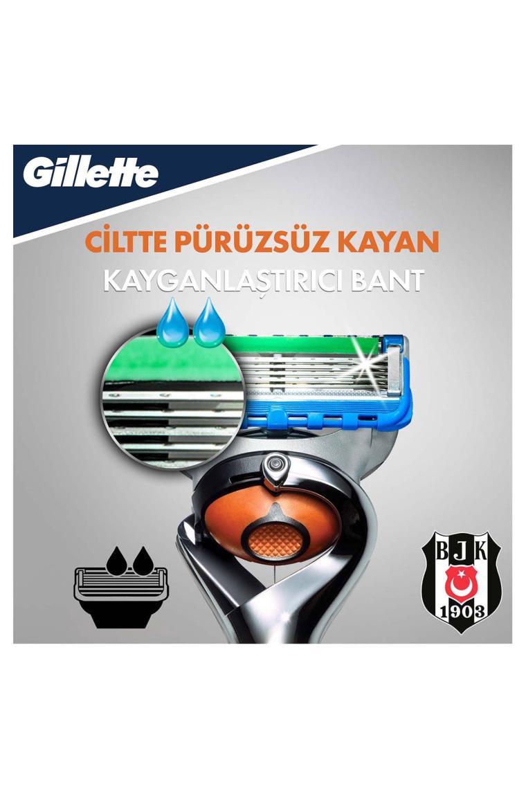 Fusion Proglide Makine + 4'lü Yedek Bıçak Beşiktaş Özel Seri