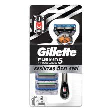 Fusion Proglide Makine + 4'lü Yedek Bıçak Beşiktaş Özel Seri