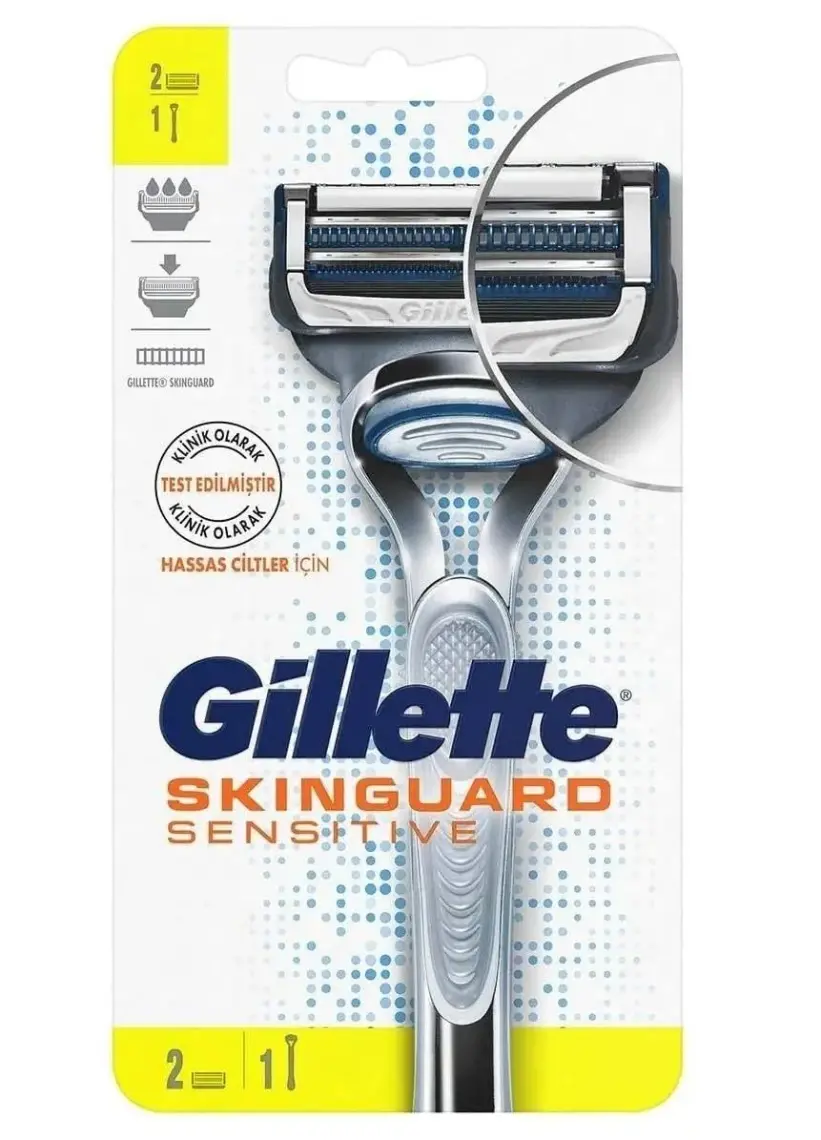 Gillette Skinguard Sensitive Tıraş Makinesi + Yedek Tıraş Bıçağı