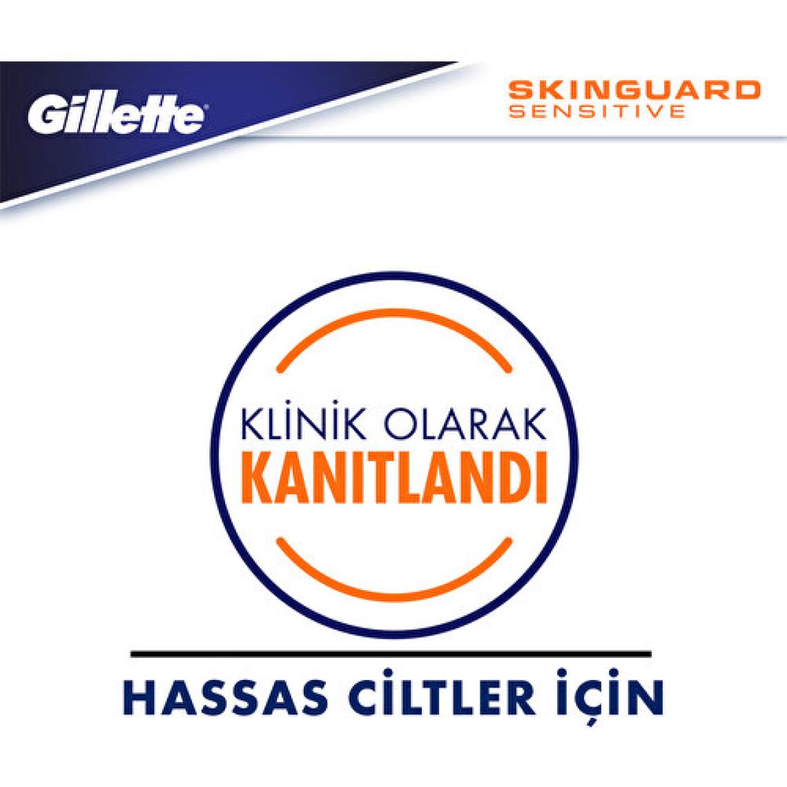 Gillette Skinguard Sensitive 4 Yedekli Tıraş Makinesi