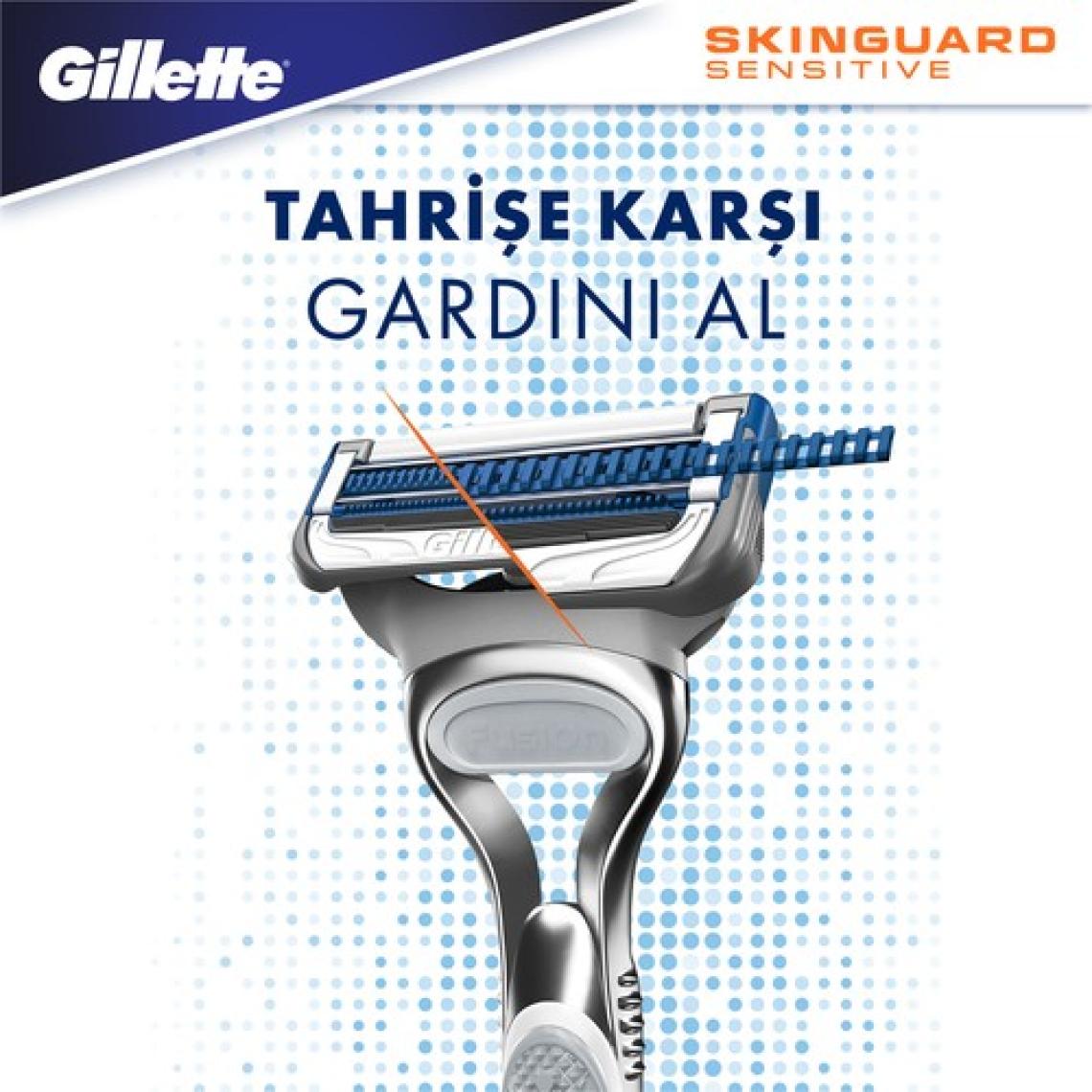 Gillette Skinguard Sensitive 4 Yedekli Tıraş Makinesi