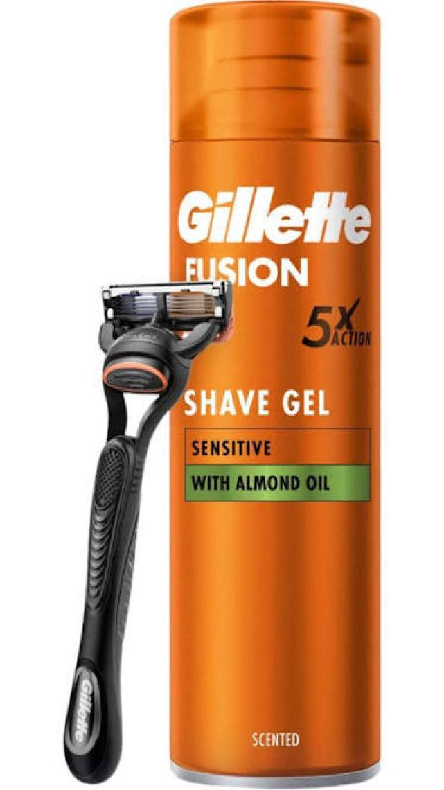 Gillette Fusion H+4 + Fusion Jel 200ML + Çanta