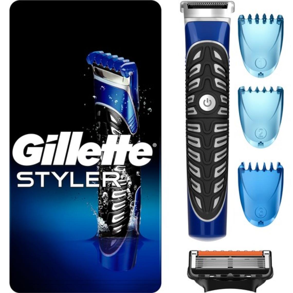 Gillette Fusion Styler 4'ü 1 Arada Hassas Vücut Tüyü ve Sakal Düzeltici Tıraş Makinesi ve Kenar Düzeltici