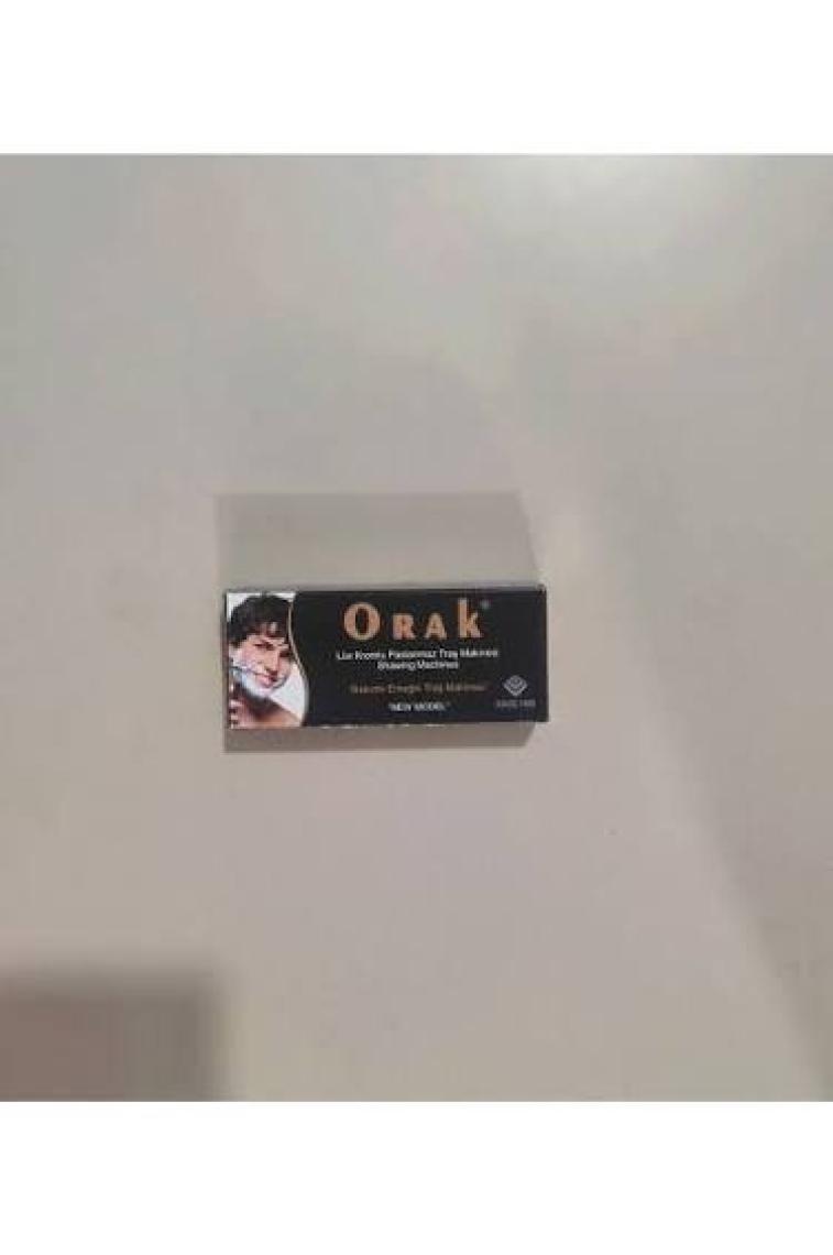 Orak Kromlu Paslanmaz Tıraş Makinesi + 10 Adet Derby Jilet (Uzun-Üstten Açılır)