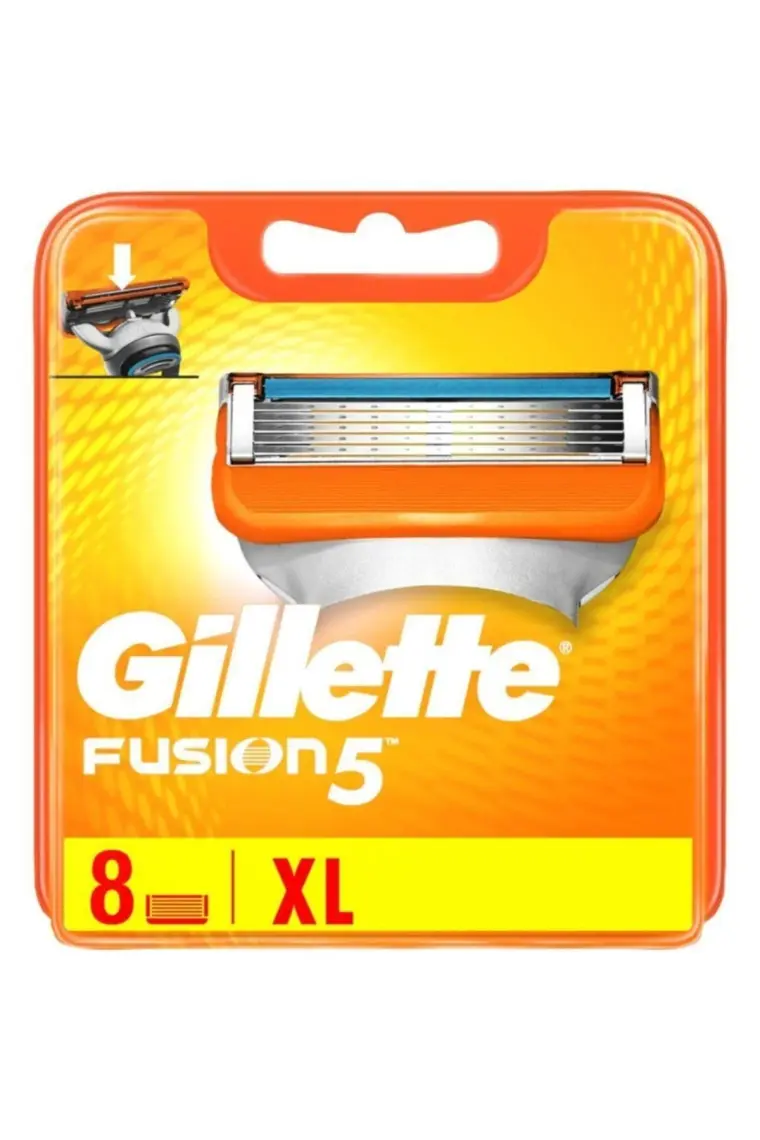 Gillette Fusion Avantajlı Yedek Tıraş Bıçağı 8'li