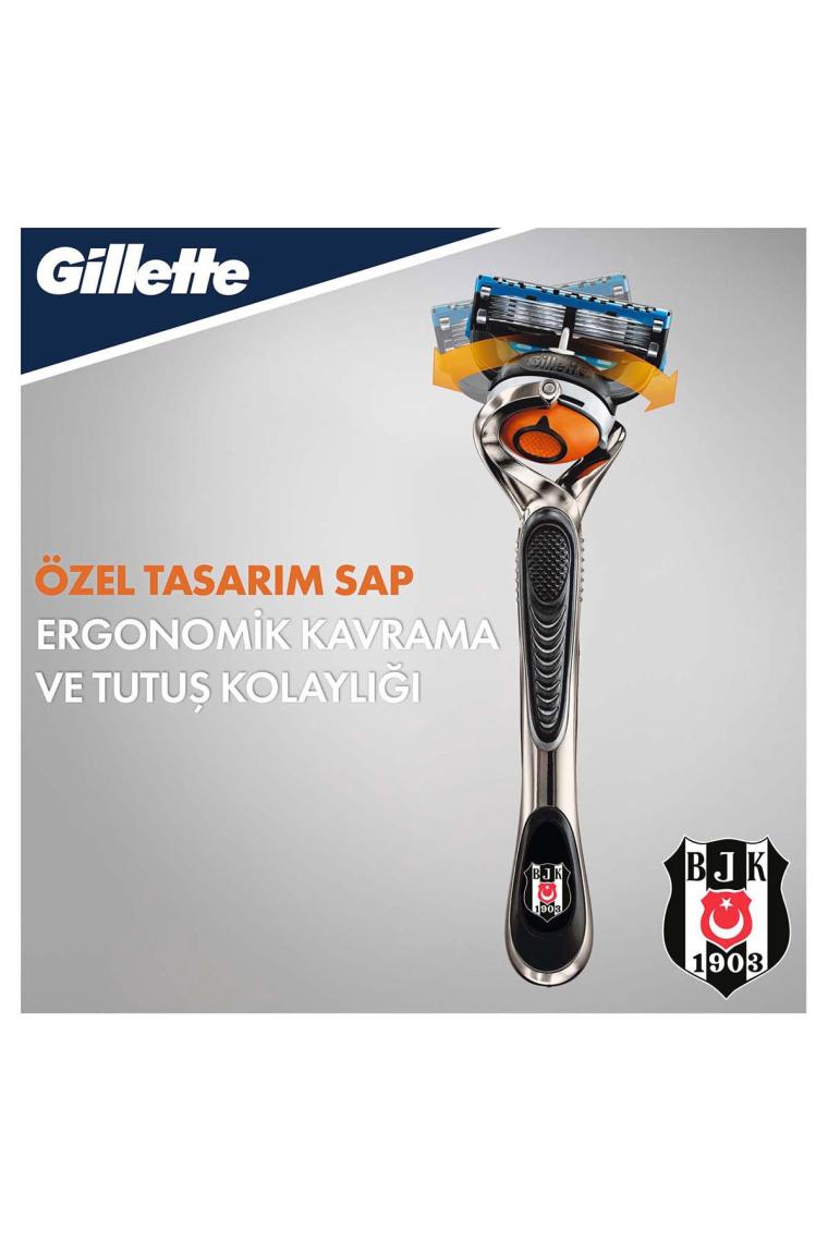 Fusion Proglide Makine + 4'lü Yedek Bıçak Beşiktaş Özel Seri