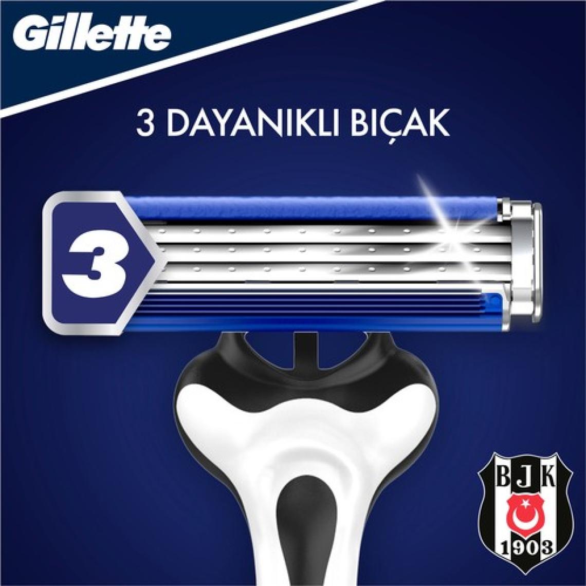 Gillette  Gillette Blue3 6'lı Besiktas Taraftar Paketi