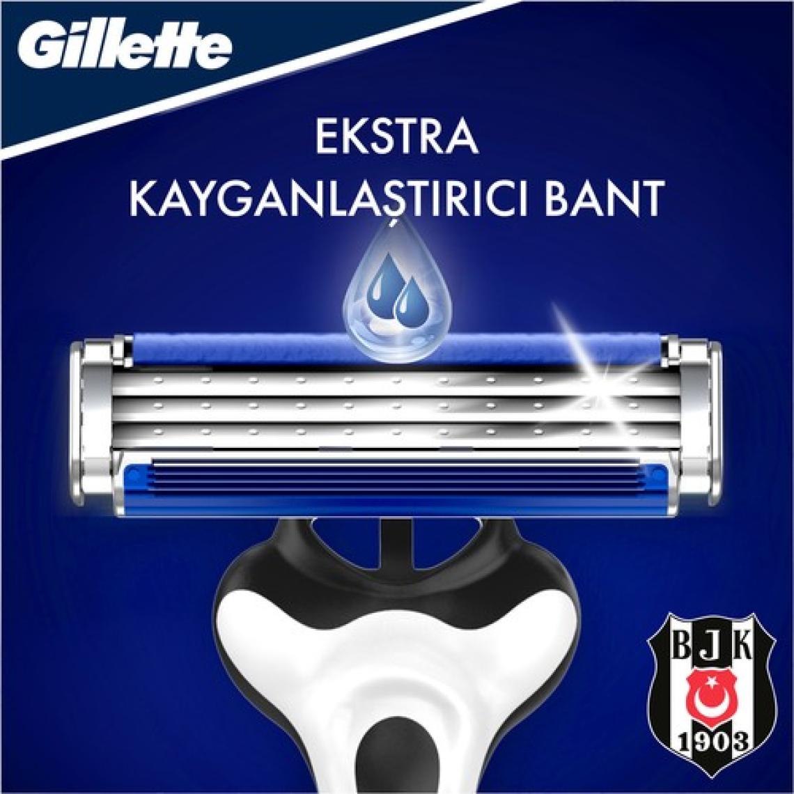 Gillette  Gillette Blue3 6'lı Besiktas Taraftar Paketi