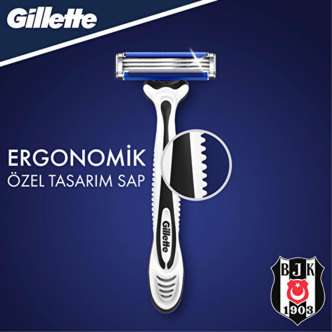 Gillette  Gillette Blue3 6'lı Besiktas Taraftar Paketi