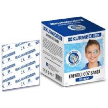 Kurmed Optik Erkek Çocuk Göz Kapama Bandı 50 Adet Tekli Paketli