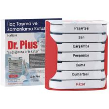 Dr. Plus Haftalık Ilaç Hap Saklama ve Zamanlama Kutusu RENK:KARIŞIK